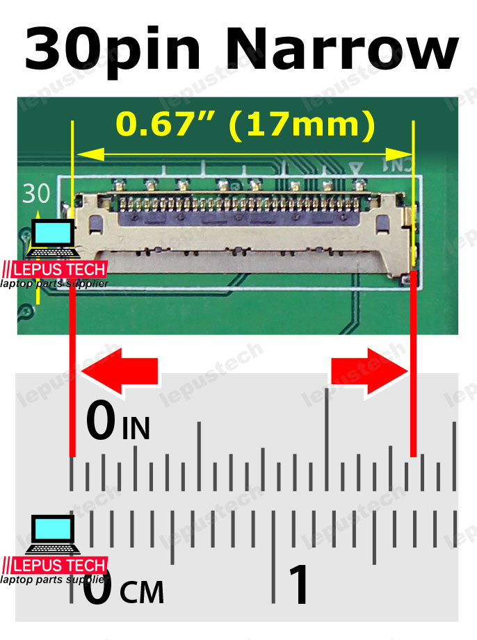 30-Pin Narrow