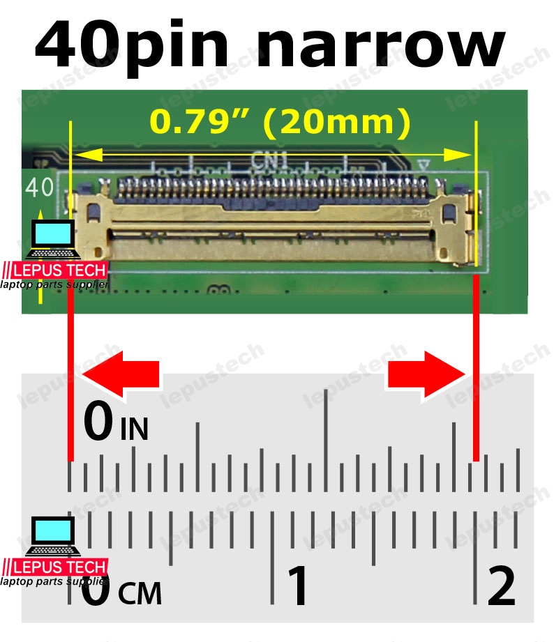 40-Pin Narrow